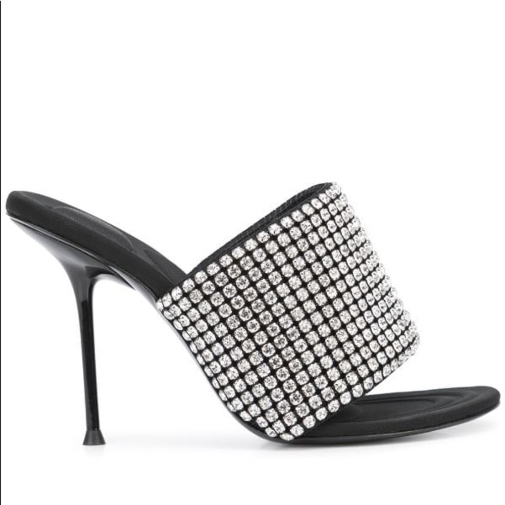 Alexander wang sienna rhinestone heels